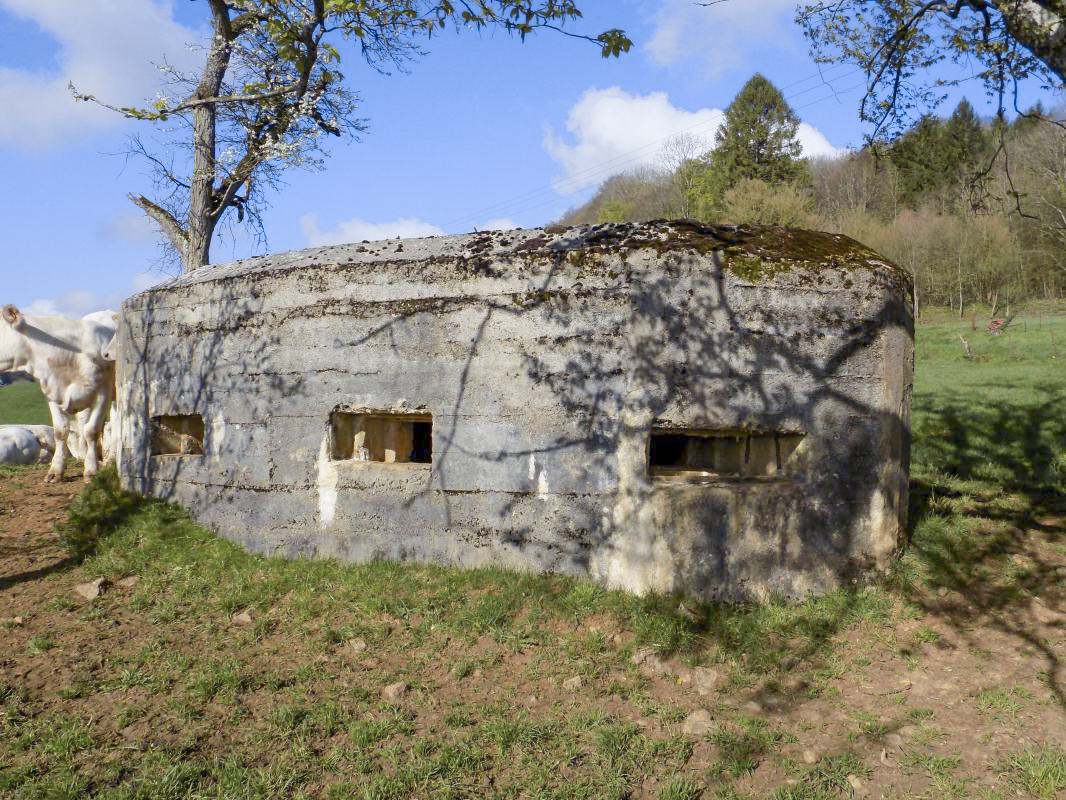 Ligne Maginot - 8C - AUTRECOURT SUD - (Blockhaus pour arme infanterie) - Face centrale (gauche)