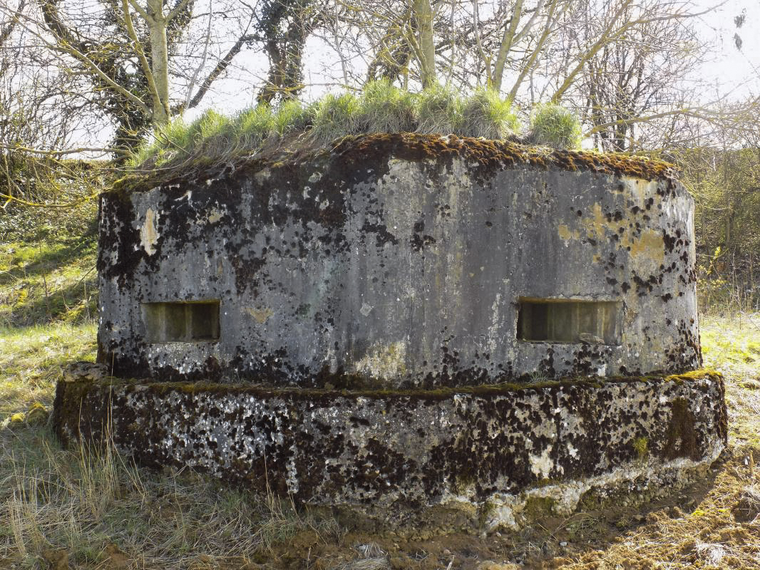 Ligne Maginot - 9B - LE CHENELET SUD - (Blockhaus pour arme infanterie) - Faces frontale