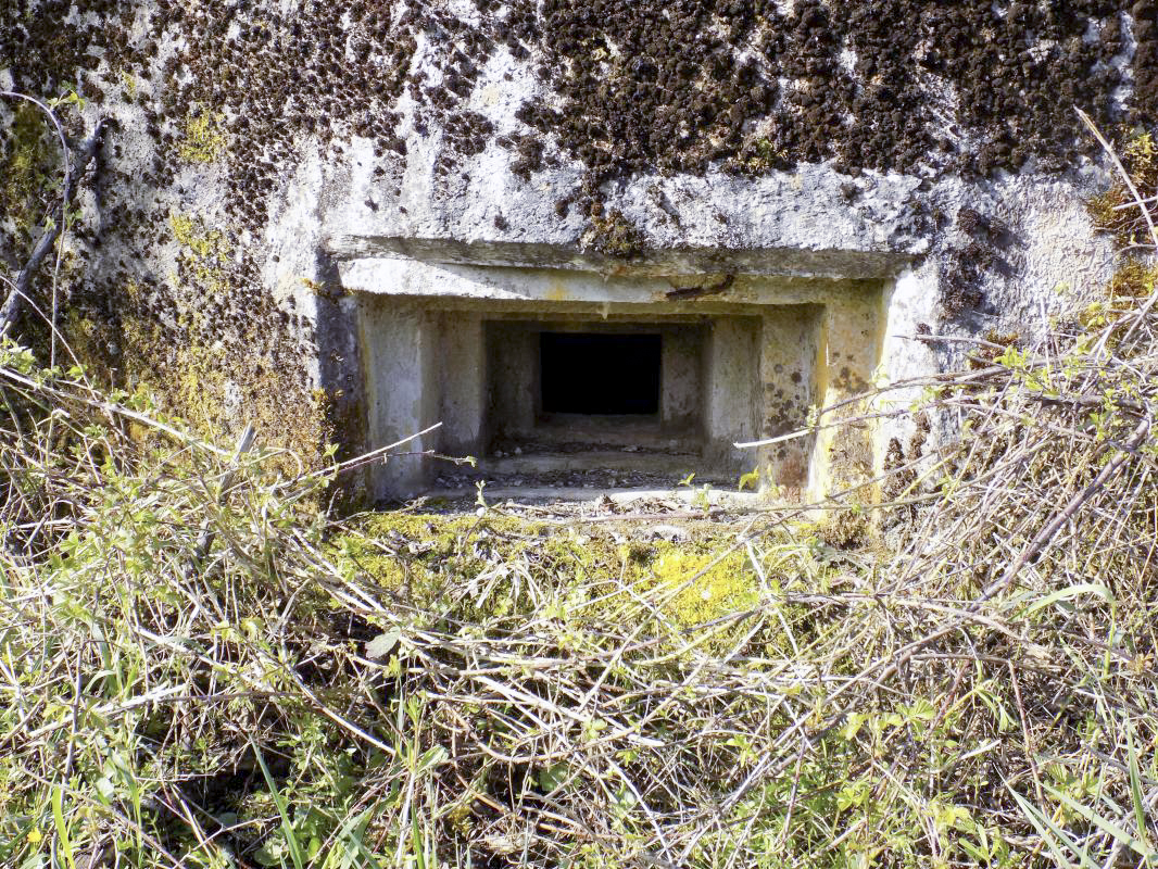 Ligne Maginot - 9C - PASSAGE à NIVEAU DE YONCK - (Blockhaus pour arme infanterie) - Créneau centrale