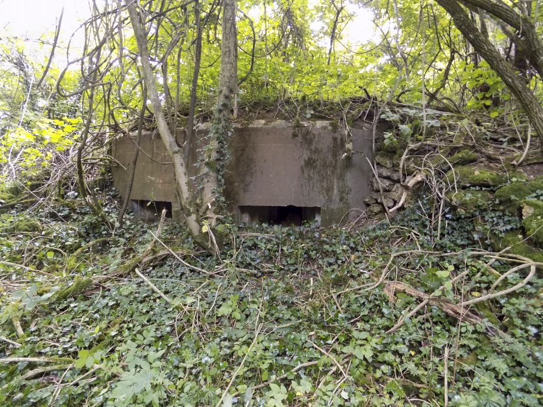 Ligne Maginot - 10B - CHAMP FONTAINE - (Blockhaus pour arme infanterie) - Face frontale