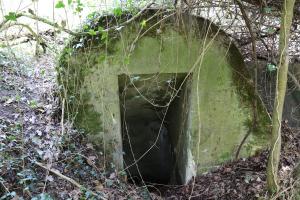 Ligne Maginot - OBERKOEPFLEIN 2 - (Abri) - L'abri allemand a été retourné. Les entrées face au Rhin sont donc renforcées. Entrée nord
