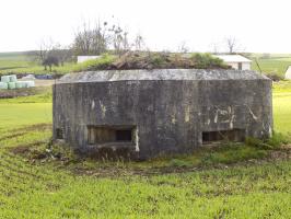 Ligne Maginot - 15C - FOND D'YVAUX EST - (Blockhaus pour arme infanterie) - Face frontale (gauche)