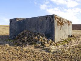 Ligne Maginot - BULTY NORD - (Blockhaus pour canon) - Faces frontale et gauche