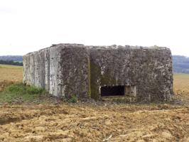 Ligne Maginot - MOULIN D'EUILLY - (Blockhaus pour canon) - Face Frontale