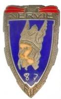 Ligne Maginot - 87° Régiment d'Infanterie de Forteresse (87° RIF) - Insigne du régiment