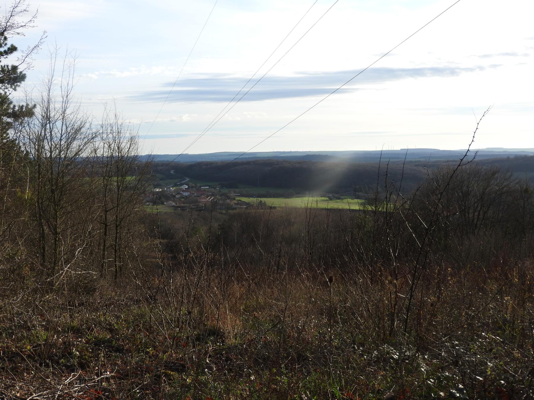 Ligne Maginot - HOUVE - (Observatoire d'artillerie) - La vue depuis l'observatoire.