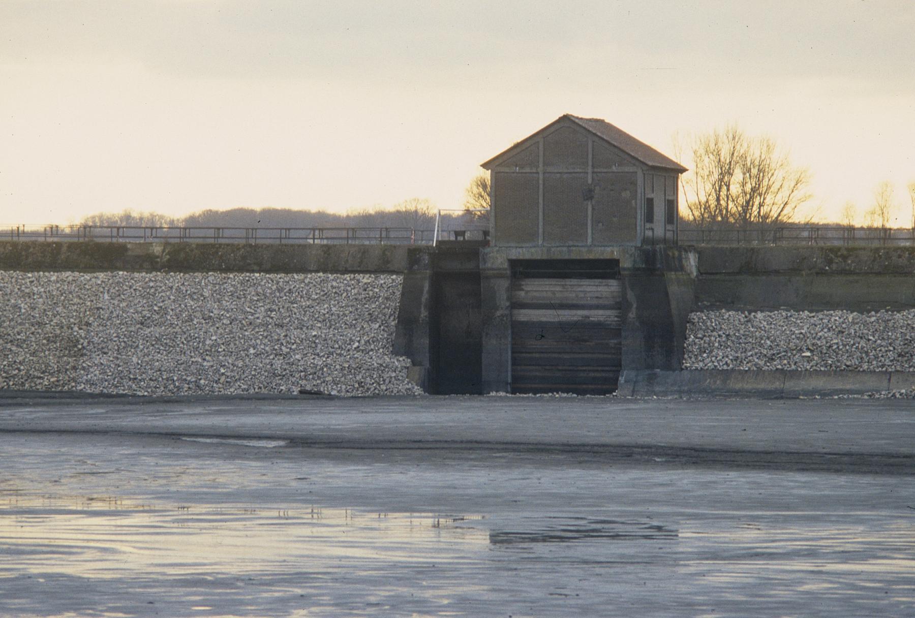 Ligne Maginot - WELSCHHOF (RETENUE DU) - (Inondation défensive) - Le local des siphons pendant le vidange du lac