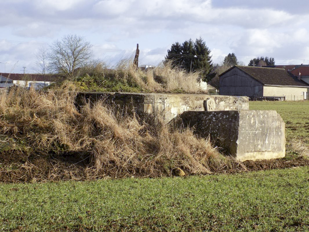 Ligne Maginot - 22BIS - BREVILLY NORD-OUEST - (Blockhaus pour arme infanterie) - Faces gauche et l'arrière