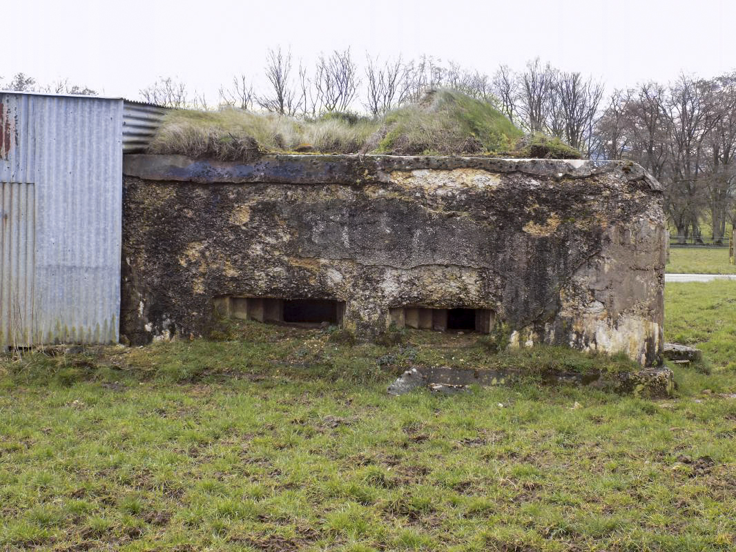 Ligne Maginot - 27BIS - GRANDE PRAIRIE EST - (Blockhaus pour canon) - Face frontale, vers nord-ouest