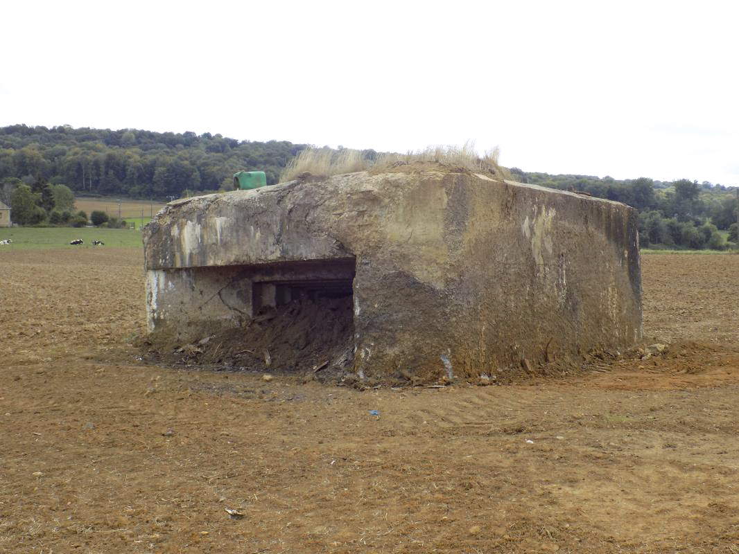 Ligne Maginot - LE BOCHET - (Blockhaus pour canon) -  Face frontale et face gauche