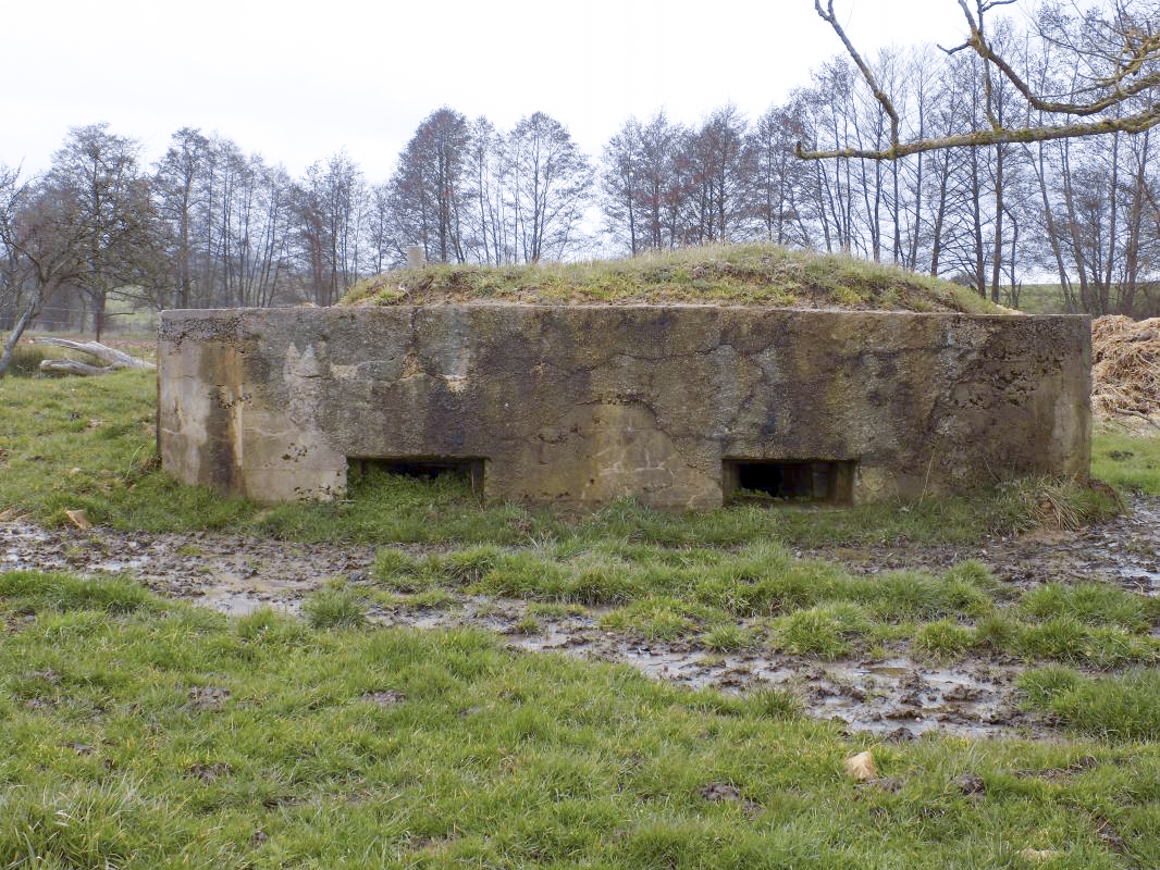 Ligne Maginot - 49 - LES BAUCHES NORD - (Blockhaus pour arme infanterie) - Face frontale vers l'est