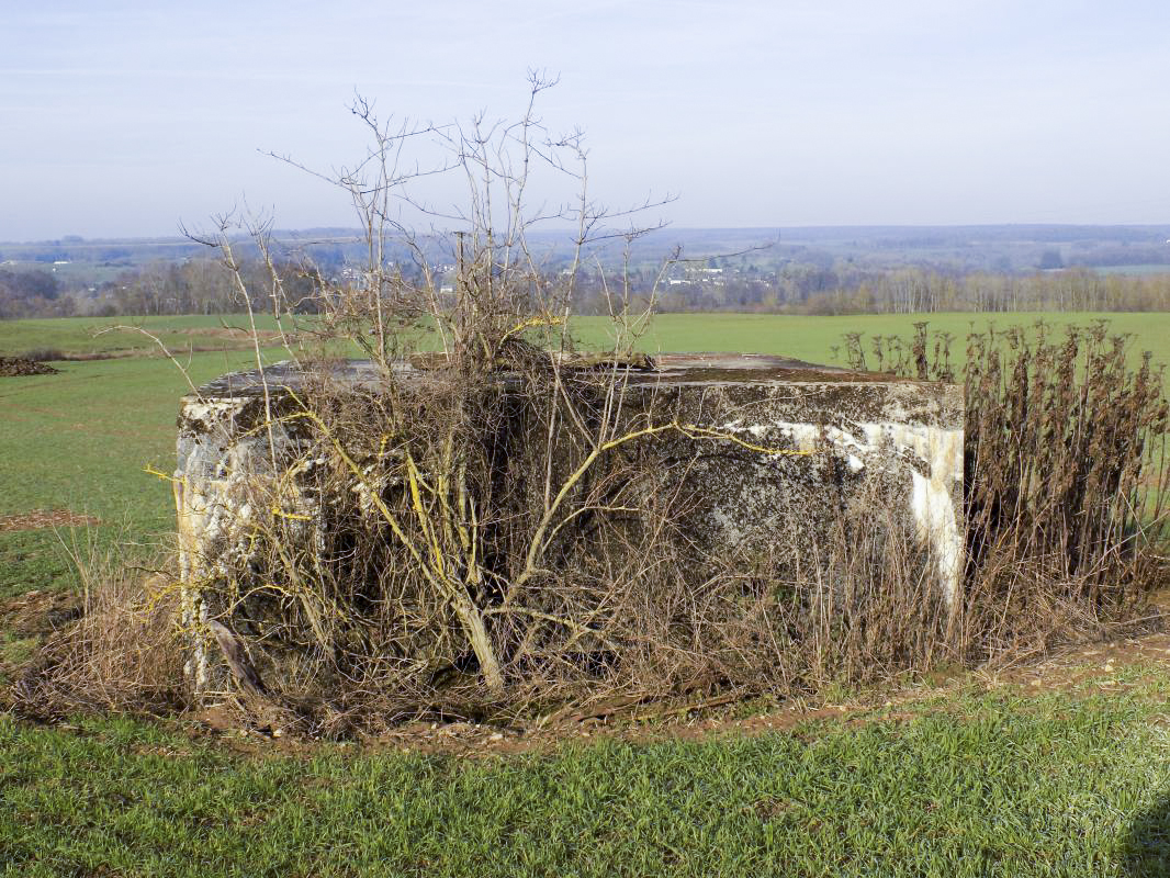 Ligne Maginot - GRAND FOSSE - (Blockhaus pour canon) - L’arrière, entrée AC