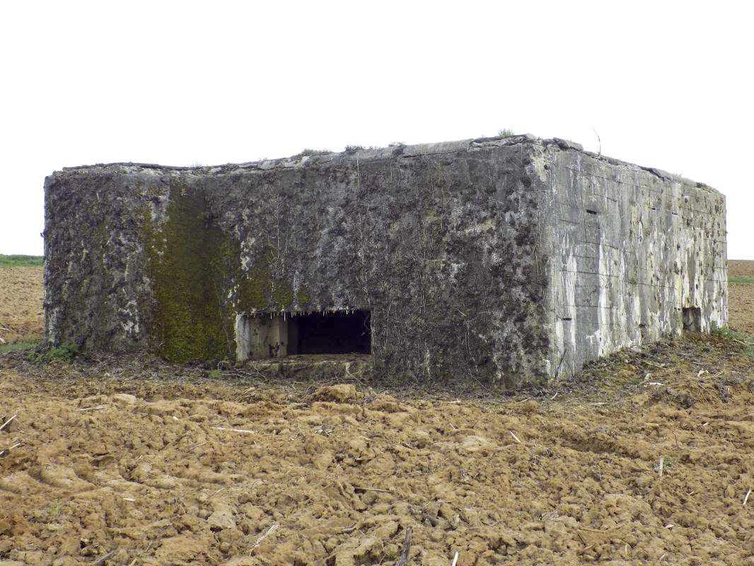 Ligne Maginot - MOULIN D'EUILLY - (Blockhaus pour canon) - Faces Frontale / gauche