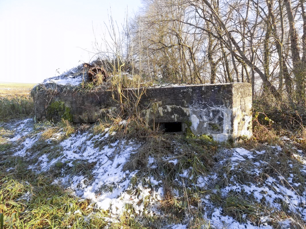 Ligne Maginot - B78TER - LA SERPE OUEST - (Blockhaus pour arme infanterie) - Face frontale