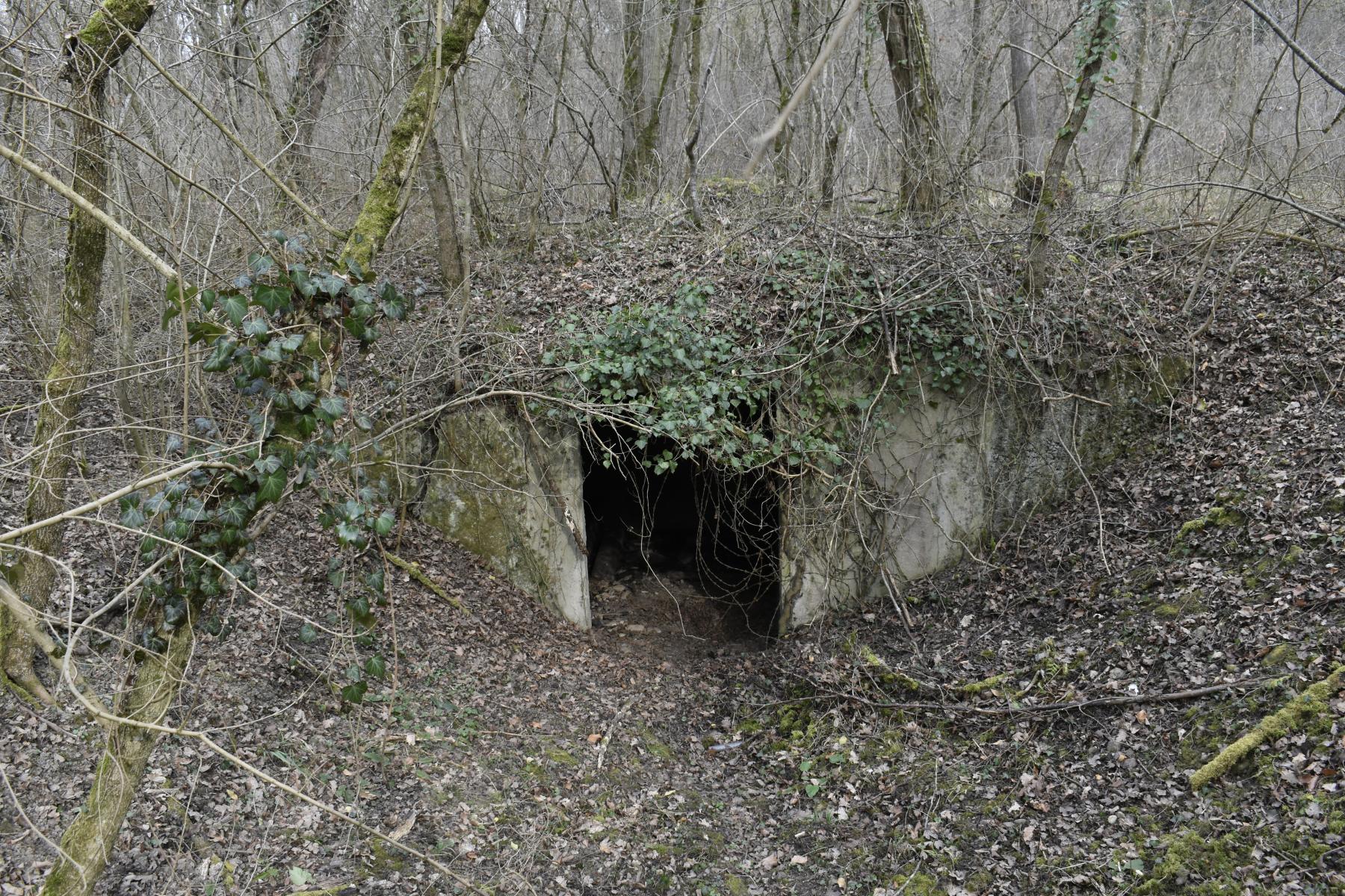 Ligne Maginot - KEMBS - (Camp de sureté) - Abri souterrain en tôle métro avec entrée et fond en béton