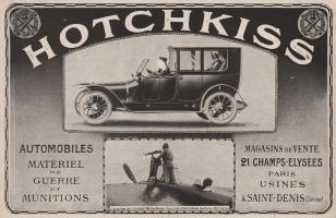 Ligne Maginot - Société Hotchkiss & Cie (HOTCHKISS) - Publicité pour les produits de la société Hotchkiss.
