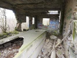 Ligne Maginot - LEYVILLER - (Stand de tir) - L'intérieur du bâtiment de tir.