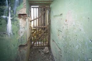 Ligne Maginot - MOIRY - (Casemate d'infanterie - Double) - La grille d'entrée