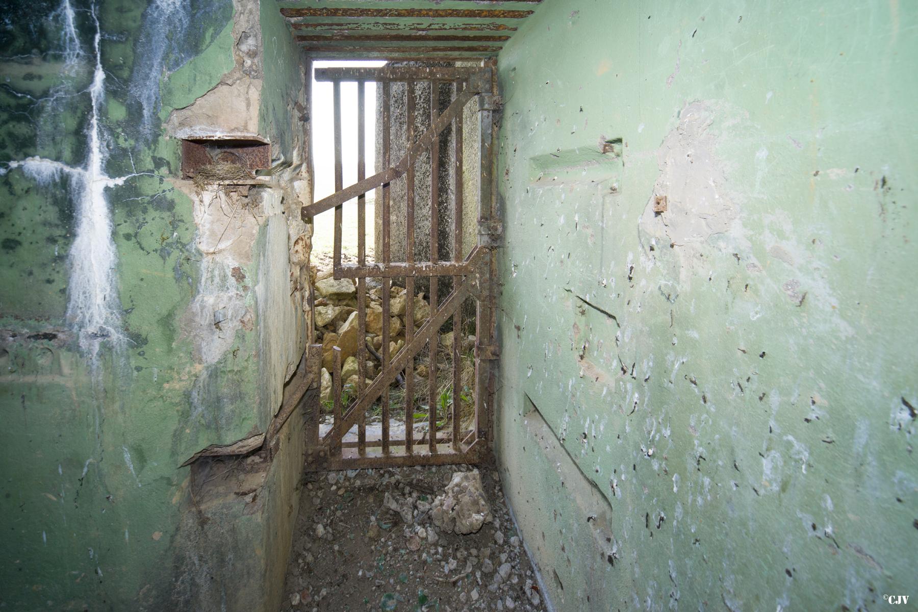 Ligne Maginot - MOIRY - (Casemate d'infanterie - Double) - La grille d'entrée