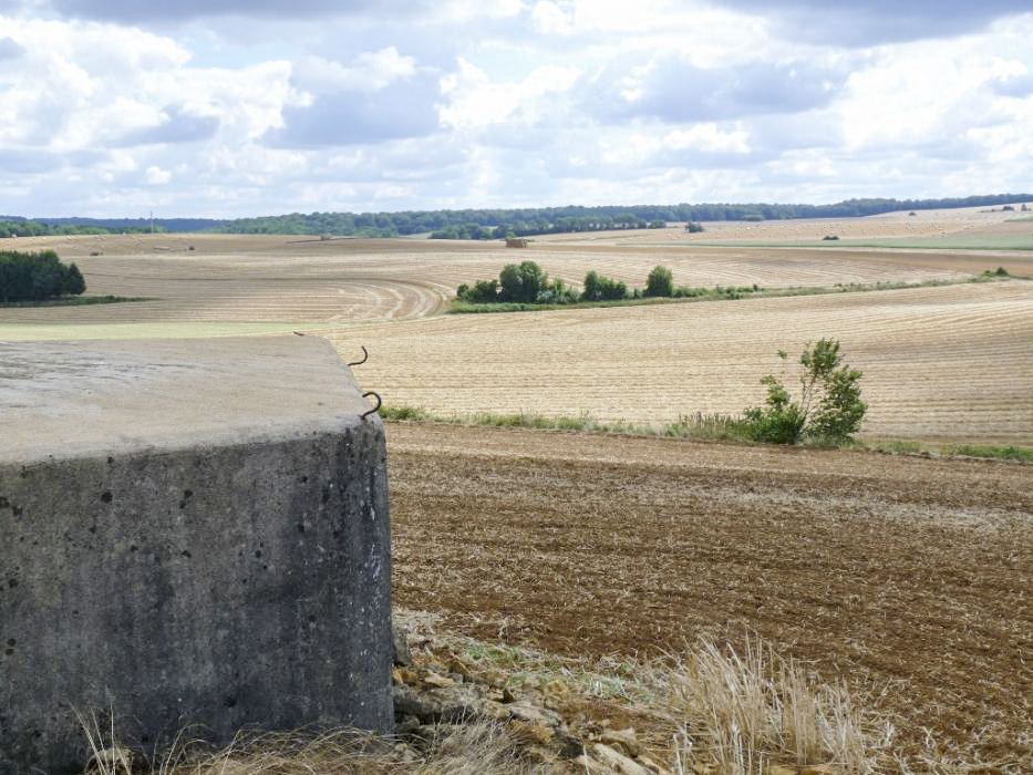Ligne Maginot - MB33 - (Blockhaus pour arme infanterie) - Une idée du champ couvert par ce blockhaus