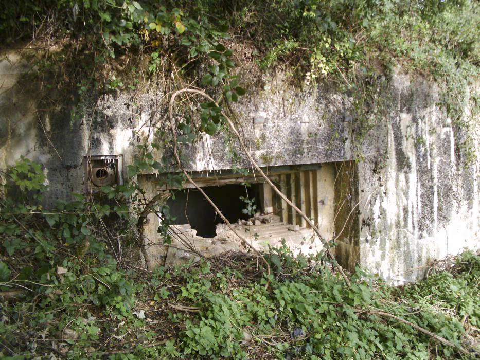 Ligne Maginot - MB18 - (Blockhaus pour canon) - Creneau de tir