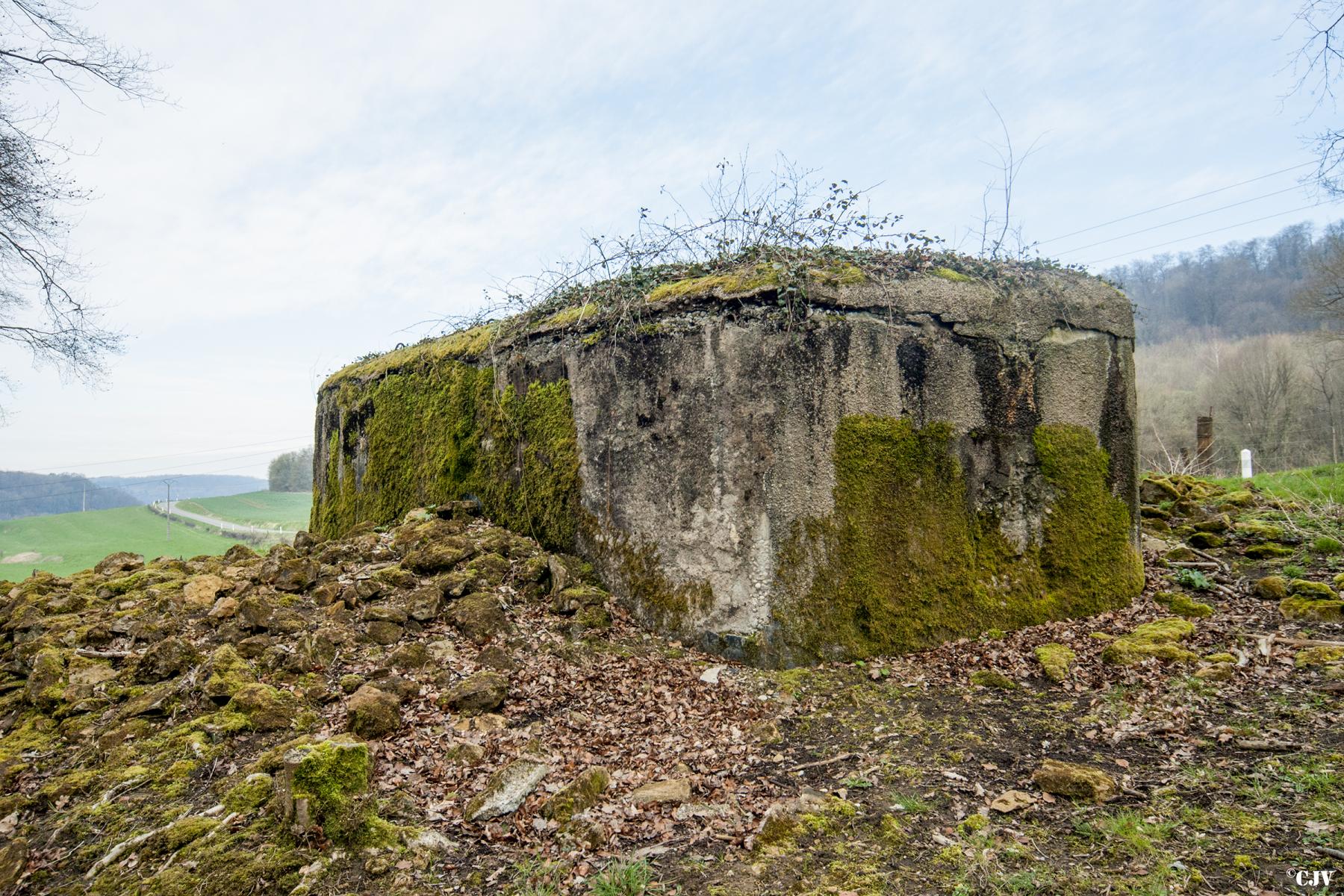 Ligne Maginot - MB20 - (Blockhaus pour arme infanterie) - Les creneaux ont été murés