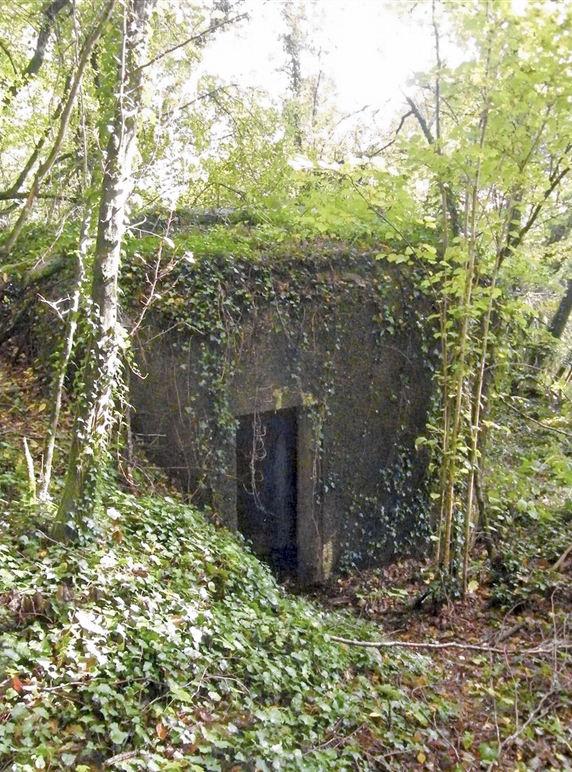 Ligne Maginot - MB27 - (Blockhaus pour canon) - L'entrée