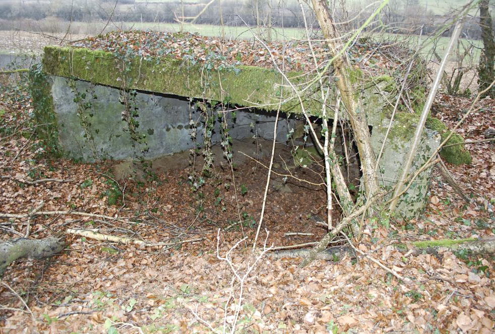 Ligne Maginot - MBO5 - (Blockhaus pour canon) - Une vue de derrière