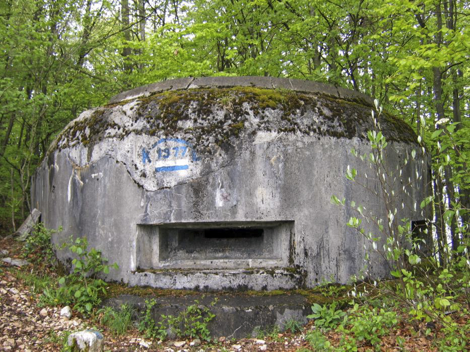 Ligne Maginot - BLOCHMONT - (Observatoire d'artillerie) - Embrasure droite