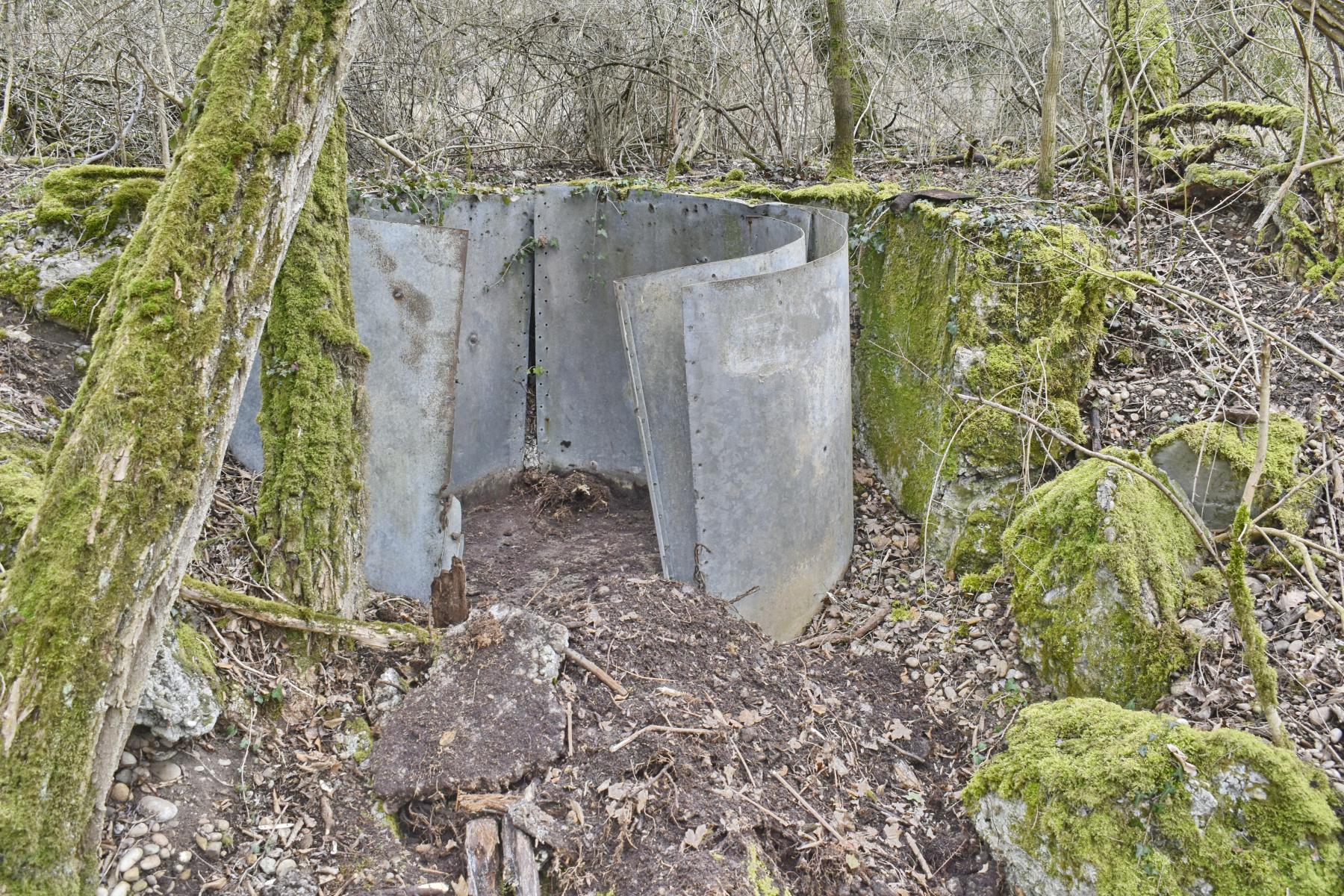 Ligne Maginot - ECLUSE 46 OUEST - (Blockhaus pour arme infanterie) - intérieur nettoyé