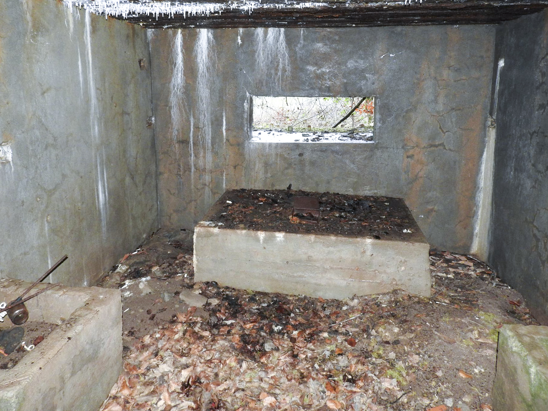 Ligne Maginot - BB355 - (Blockhaus pour canon) - La chambre de tir.