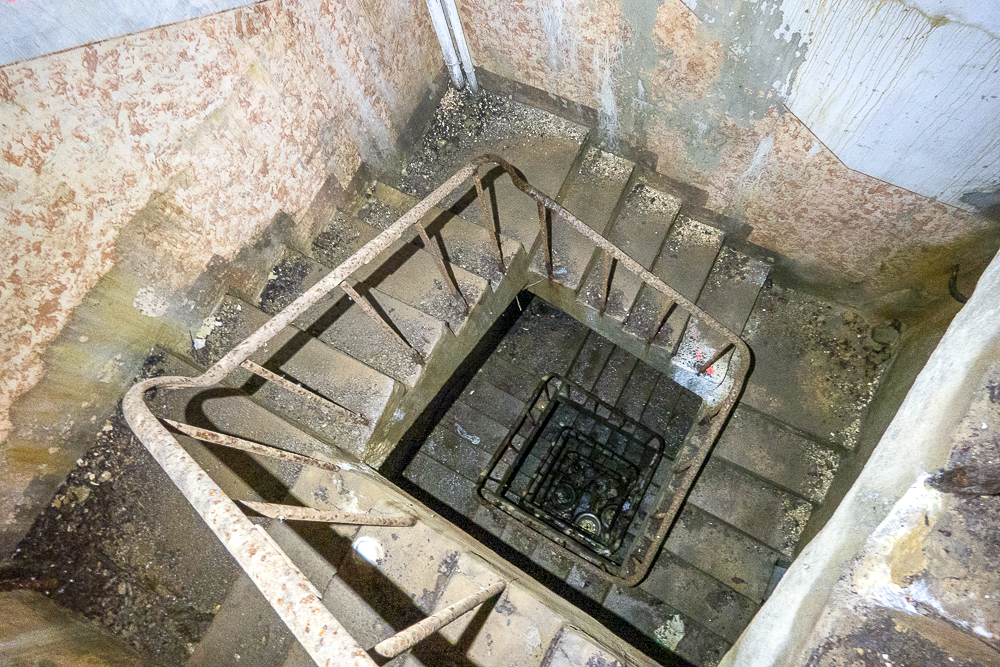 Ligne Maginot - HOBLING - A23 - (Ouvrage d'infanterie) - Bloc 1
Cage d'escalier