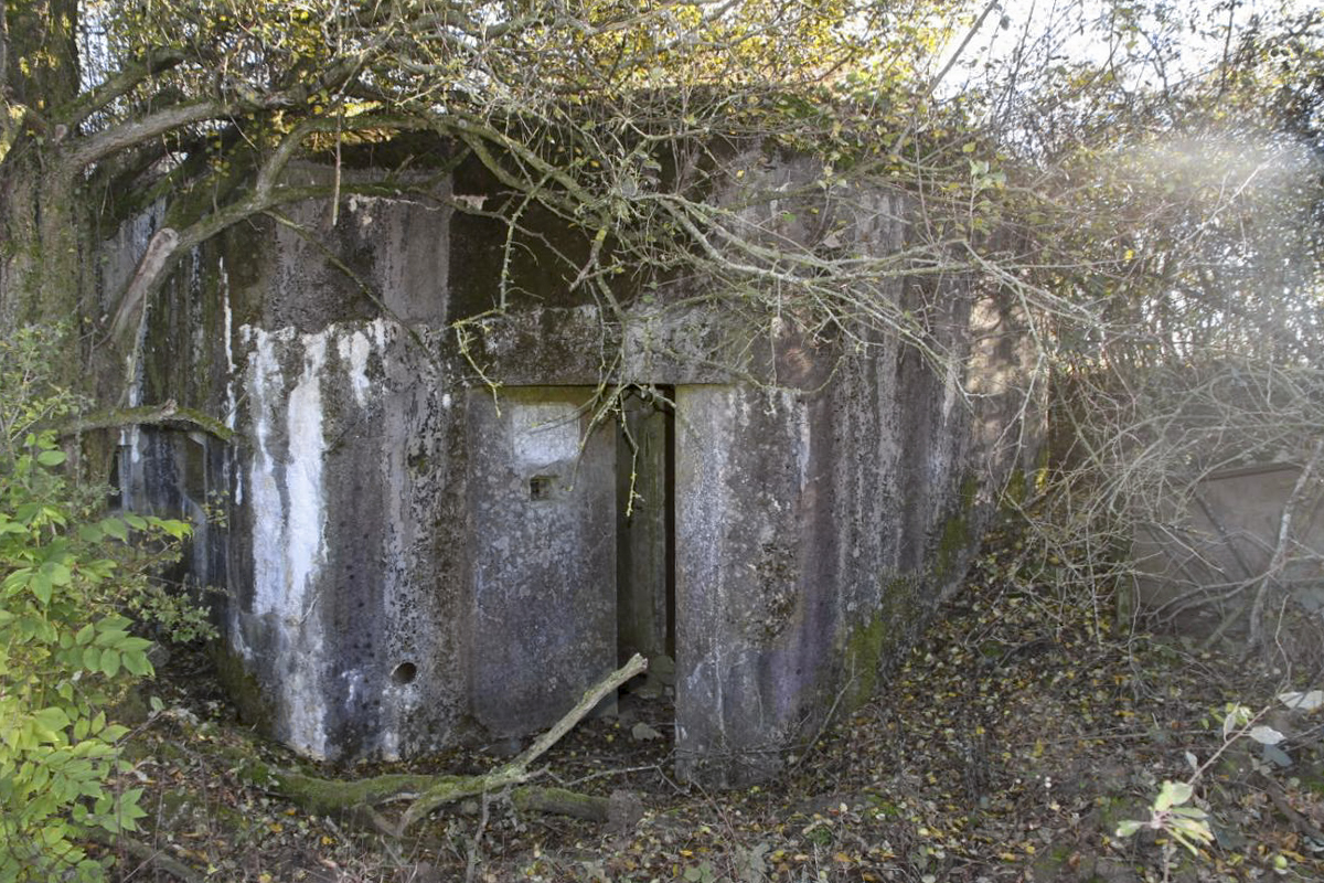 Ligne Maginot - AB17 - (Blockhaus pour canon) - L'entrée