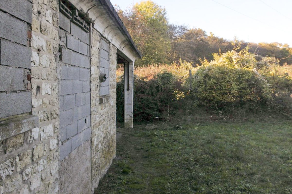 Ligne Maginot - TETING CAMP - (Stand de tir) - L'arrière à la casemate