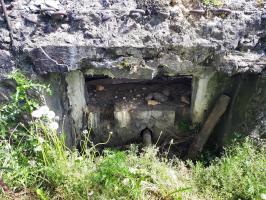 Ligne Maginot - TRAMBACH - (Blockhaus pour arme infanterie) - Vue interne du créneau