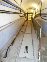 Ligne Maginot - FOUR A CHAUX - FAC - (Ouvrage d'artillerie) - Plan incliné
Portique supérieur et rampe de déchargement/chargement 