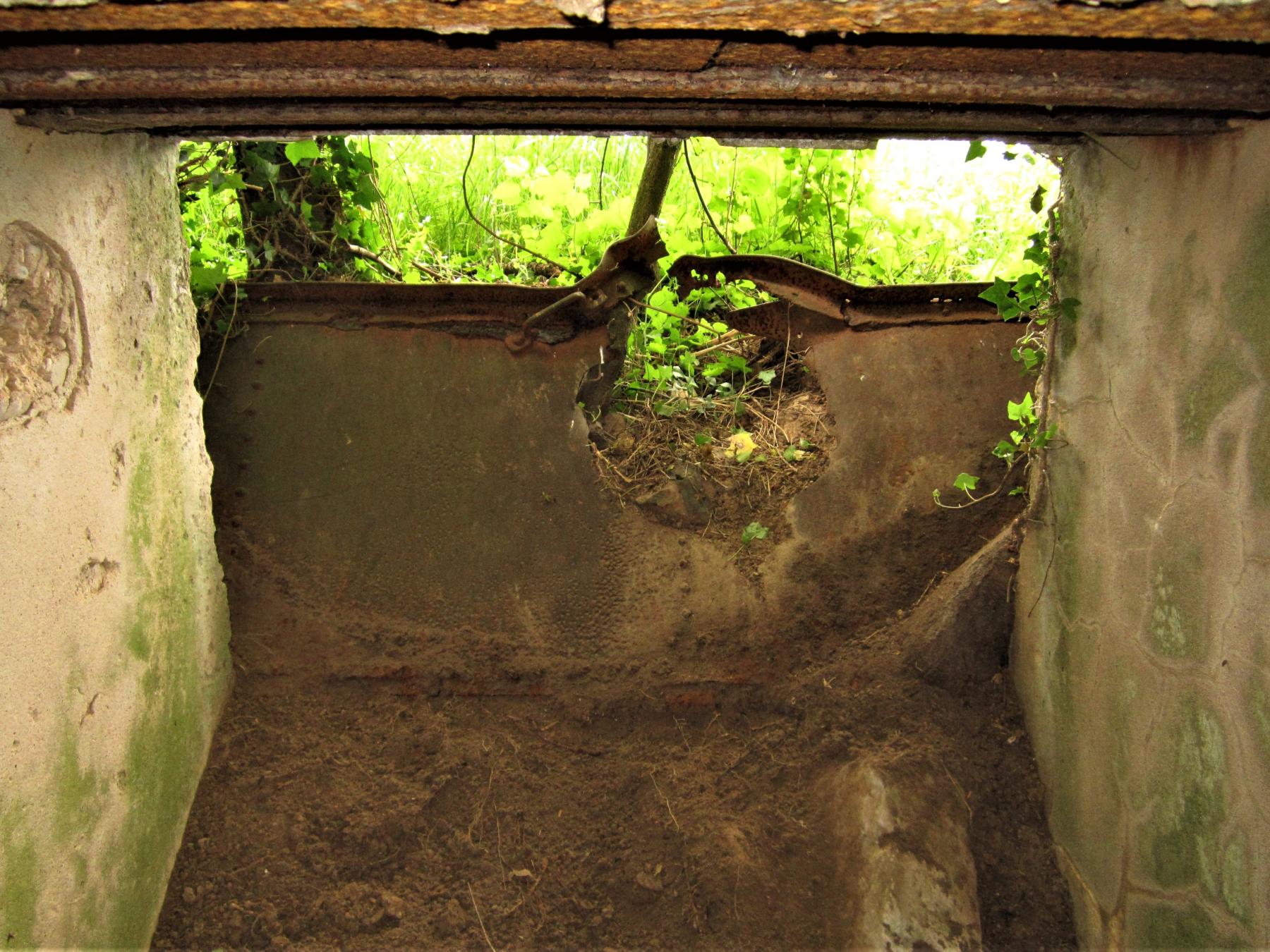 Ligne Maginot - BOIS DE HOFFEN 1 - (Blockhaus pour canon) - Porte étanche de l'entrée du personnel