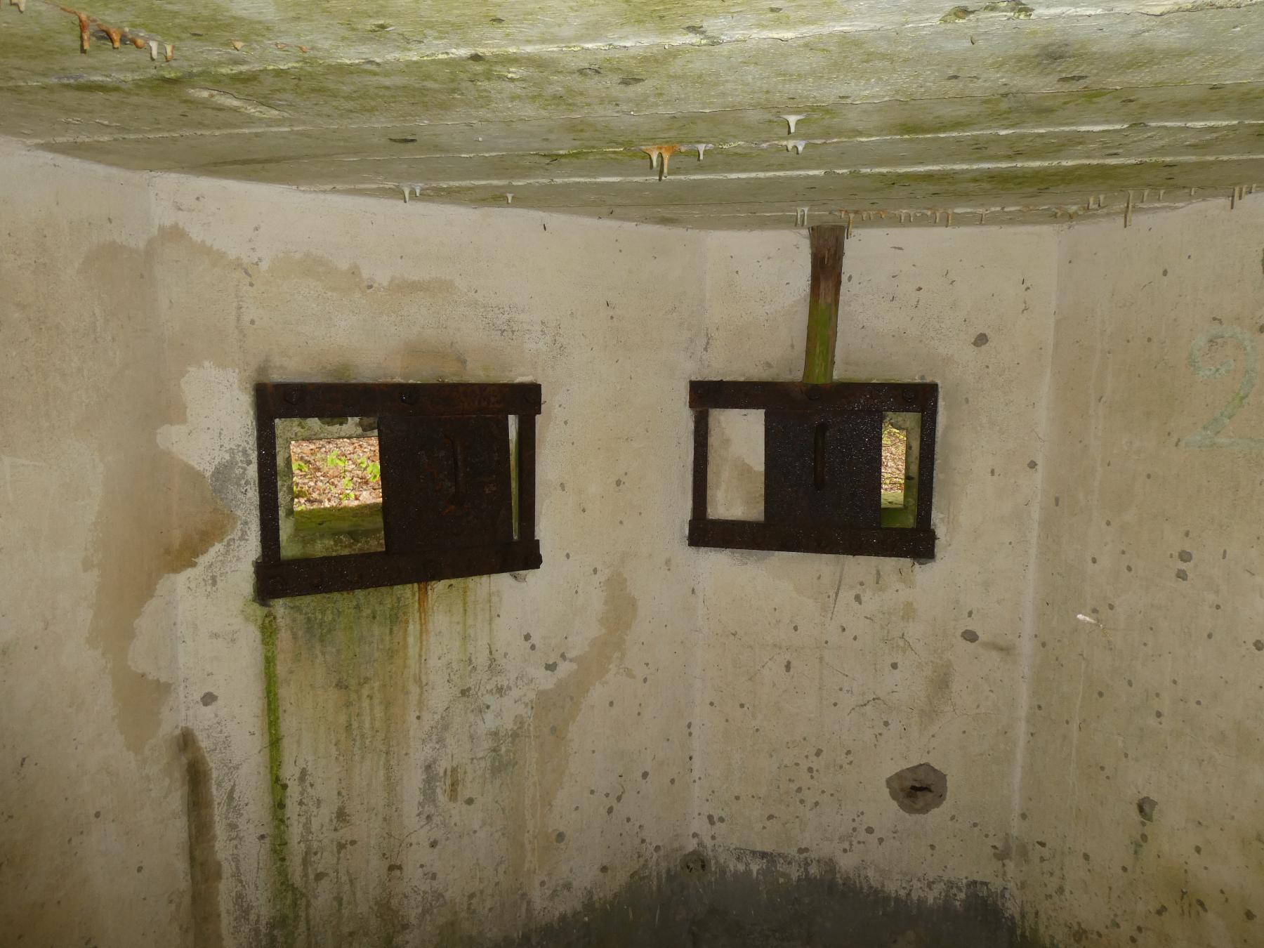 Ligne Maginot - FM39 - DIEBSKOPF 1 - (Blockhaus pour arme infanterie) - Créneaux