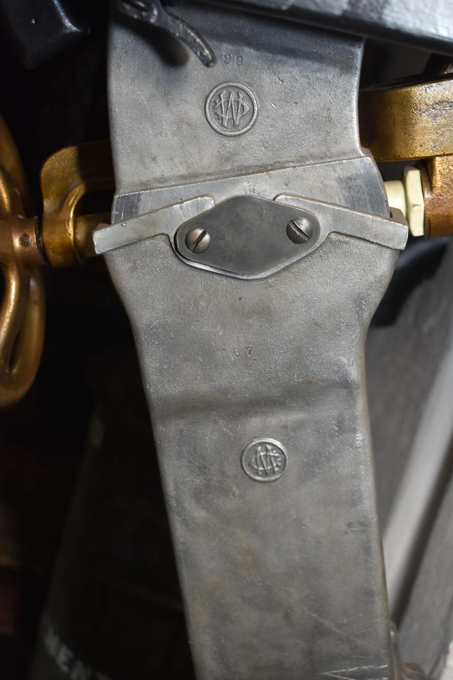 Ligne Maginot - OBERROEDERN SUD - RIEFFEL - (Casemate d'infanterie - Double) - Marquage sur un JM