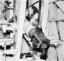 Ligne Maginot - Canon-obusier de 75 mm modèle 1932 sous casemate (75 32) - Ouvrage de Fermont bloc 4
Tube dotée d'une culasse Nordenfeld
Culasse ouverte