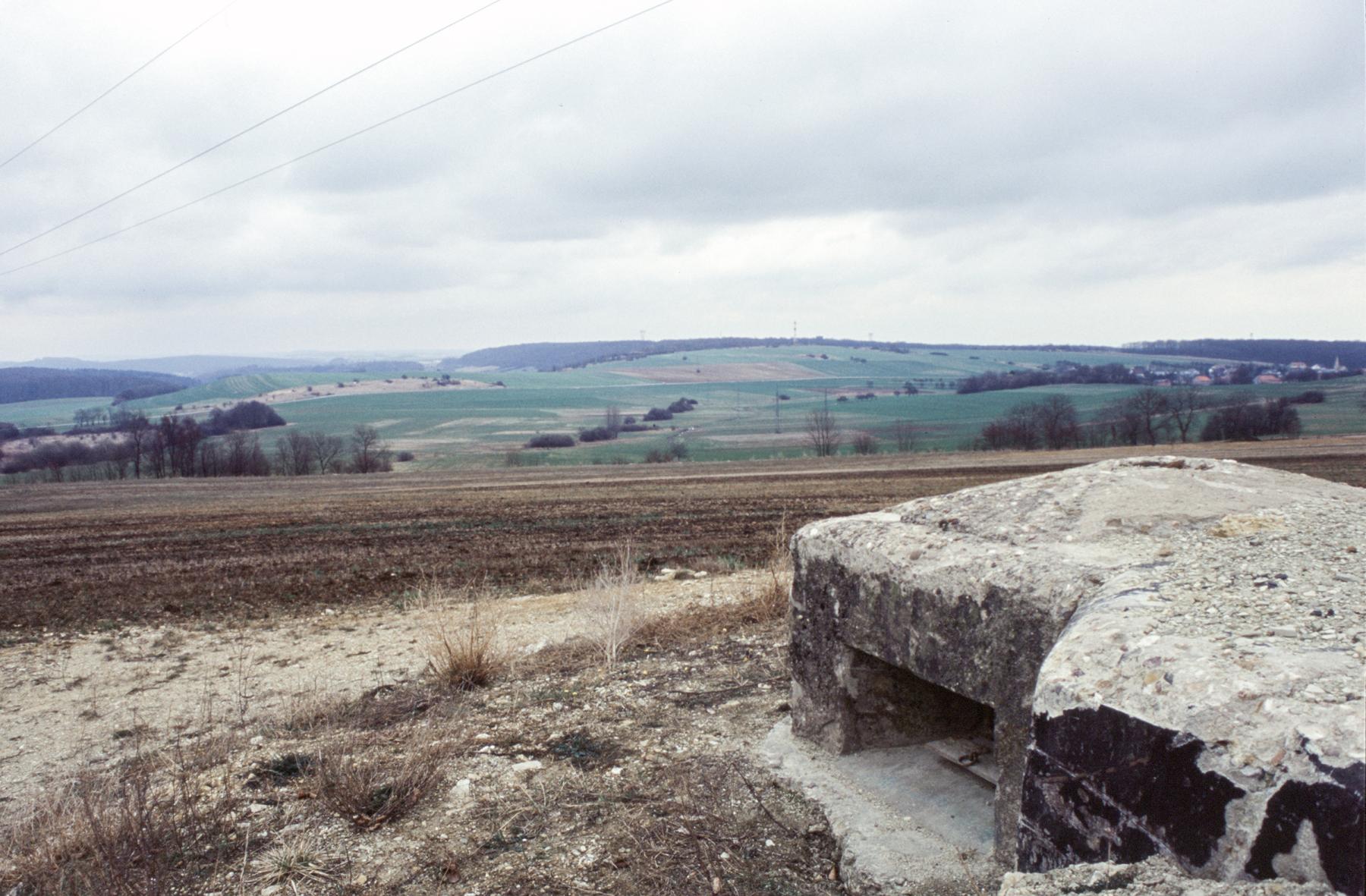 Ligne Maginot - COTE 400 - (Observatoire d'artillerie) - Le vue depuis l'observatoire