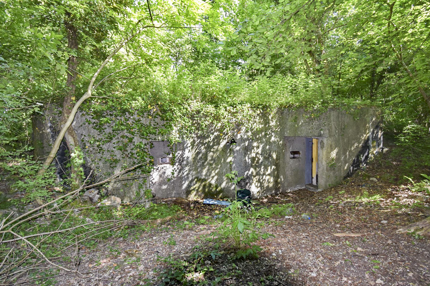 Ligne Maginot - SUNDHOUSE (I/42° RIF PUIS I/242° RI) - (PC de Quartier) - Façade d'entrée du PC