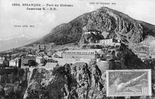 Ligne Maginot - Place de Briançon - Carte postale 