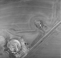 Ligne Maginot - RESERVOIR - C28 - (Casemate d'infanterie - Simple) - Photo aerienne de la casemate, les réservoirs sont en construction