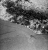 Ligne Maginot - DB2 - (Blockhaus pour canon) - Photo aérienne du blockhaus en 1997