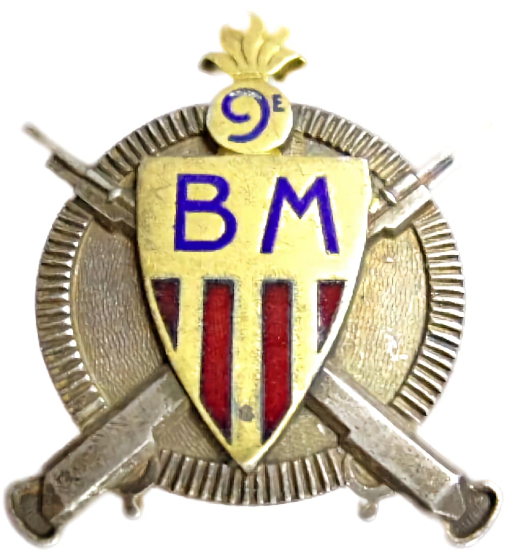 9° Bataillon de Mitrailleurs (9° BM) 
