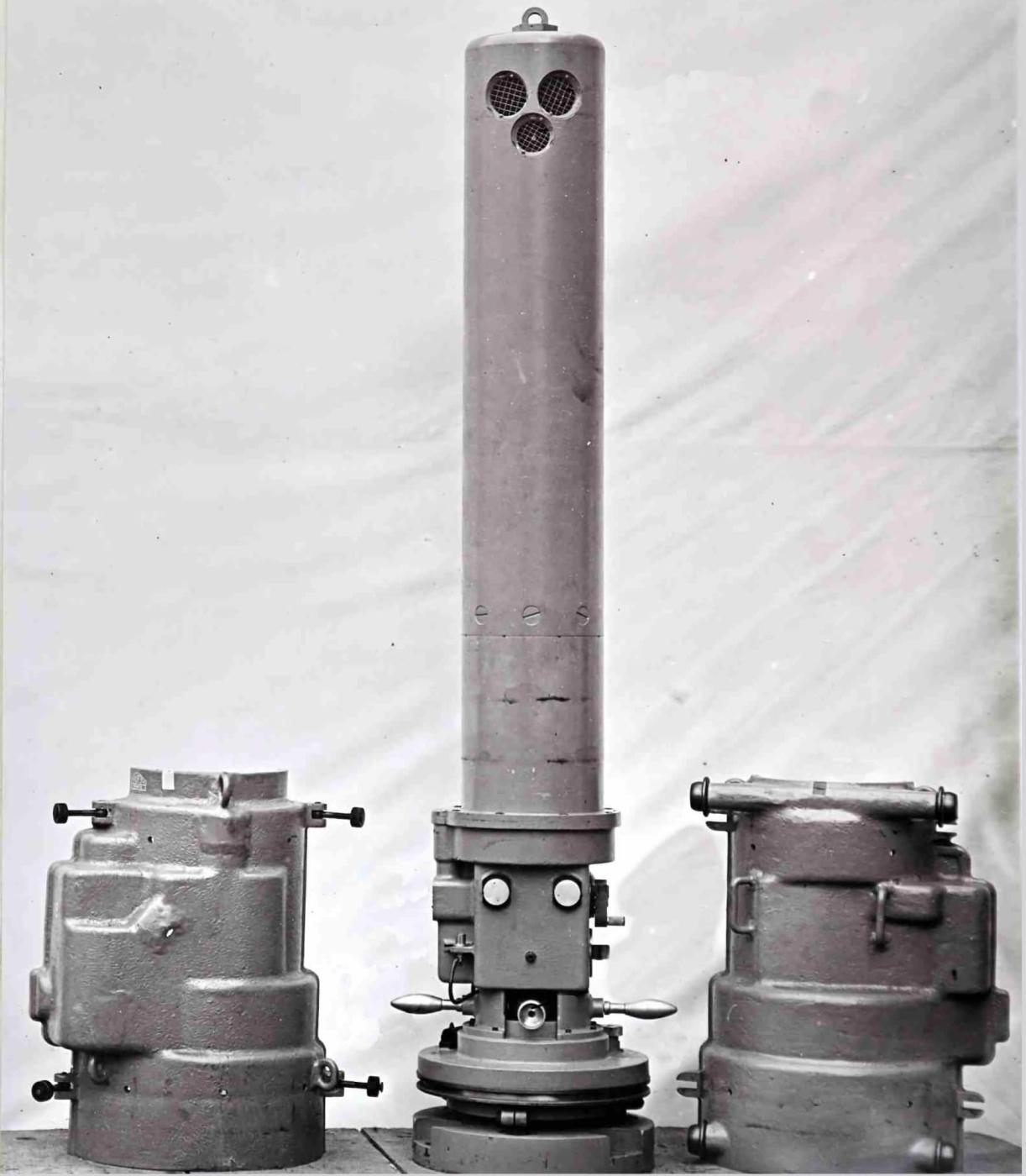 Ligne Maginot - Périscope type B (B) - Le périscope type B et son capot de protection