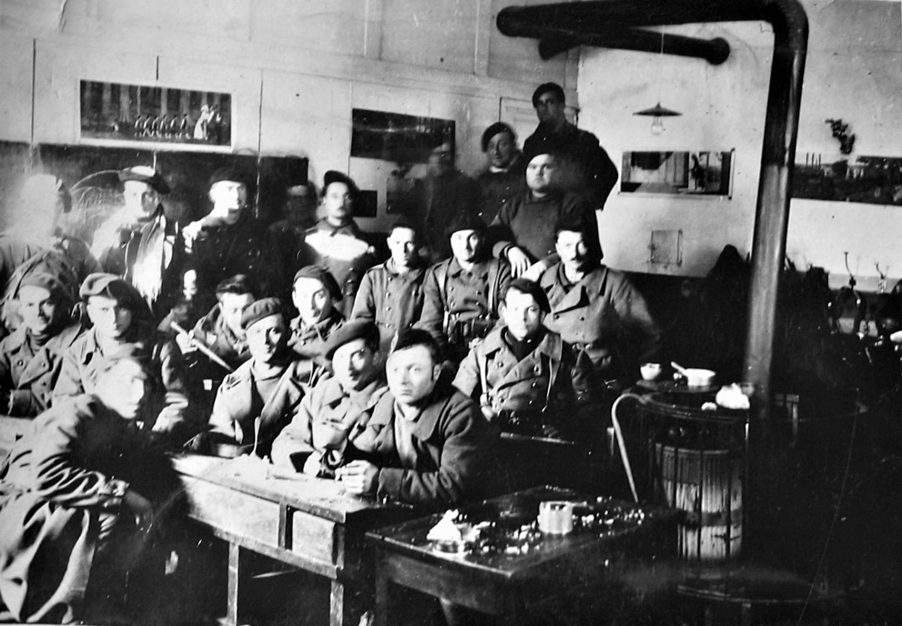 Ligne Maginot - 70° Bataillon Alpin de Forteresse (70° BAF) - Soirée au foyer