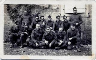 Ligne Maginot - 139° Régiment d'Infanterie de Forteresse (139° RIF) - Hommes du 139° RIF 
Photo prise en octobre 1939 à Petit Xivry
