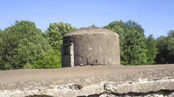 Ligne Maginot - VALDAHON - (Camp de sureté) - Vue d'ensemble de la cloche en béton 